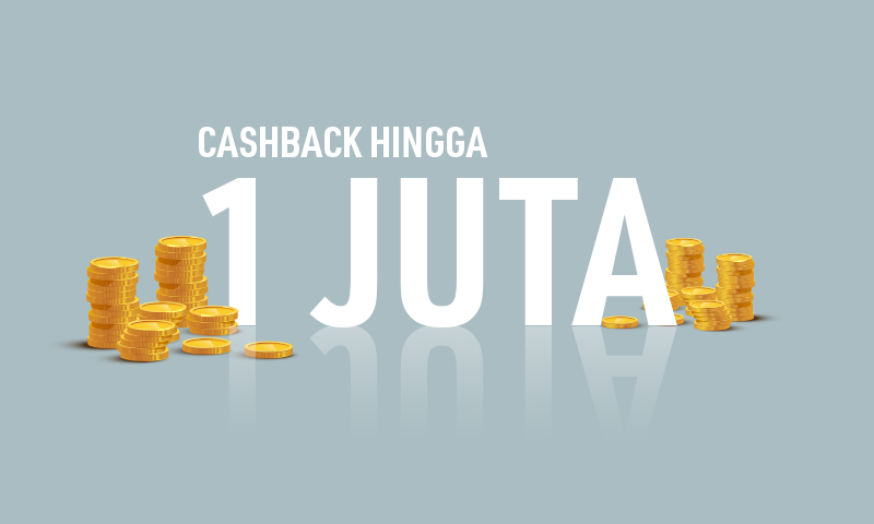 cashback hingga Rp1 juta